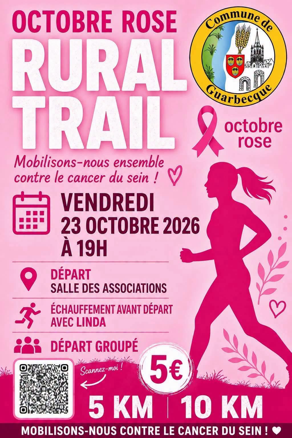 Octobre rose, marche à Guarbecque