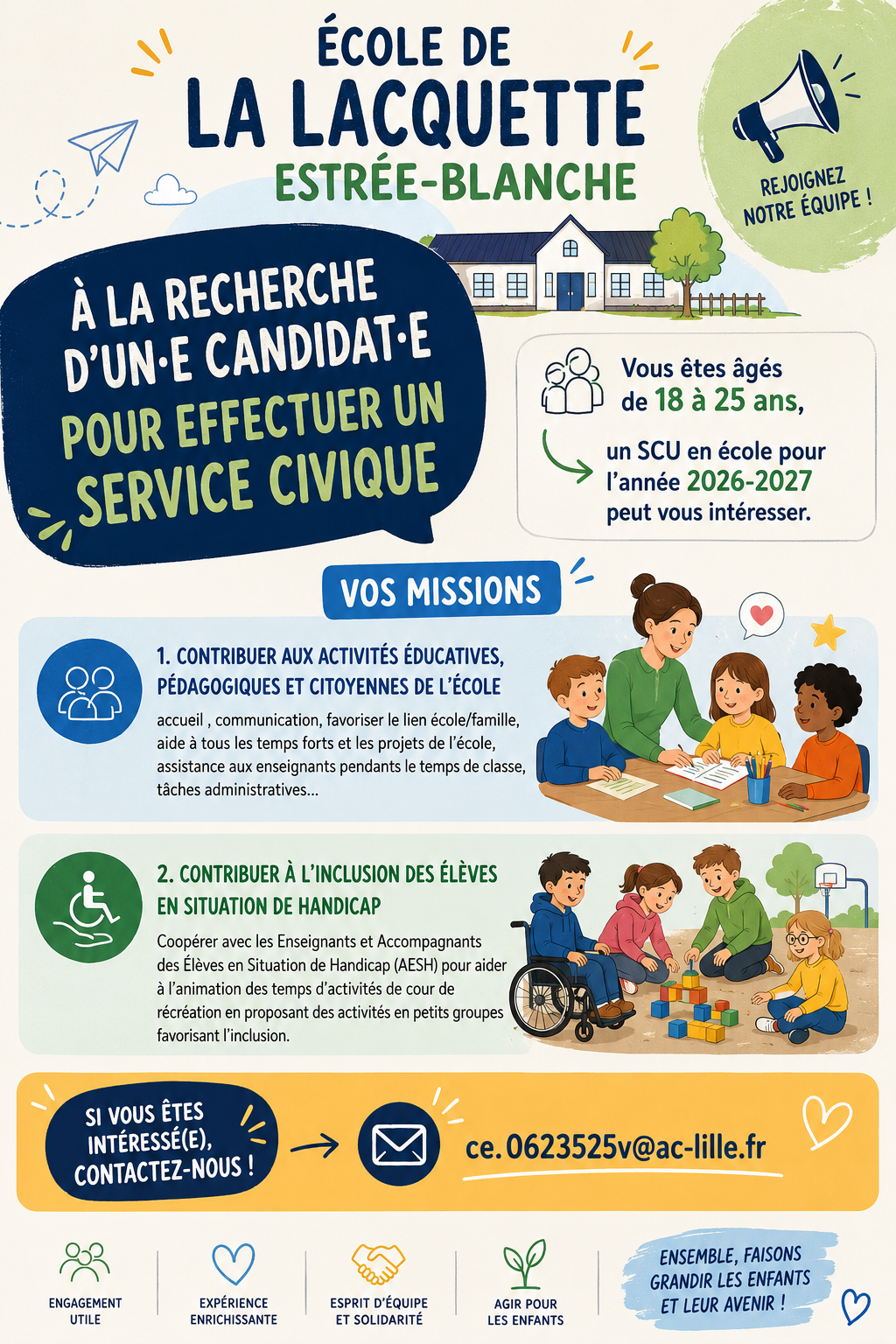 Recherche service civique