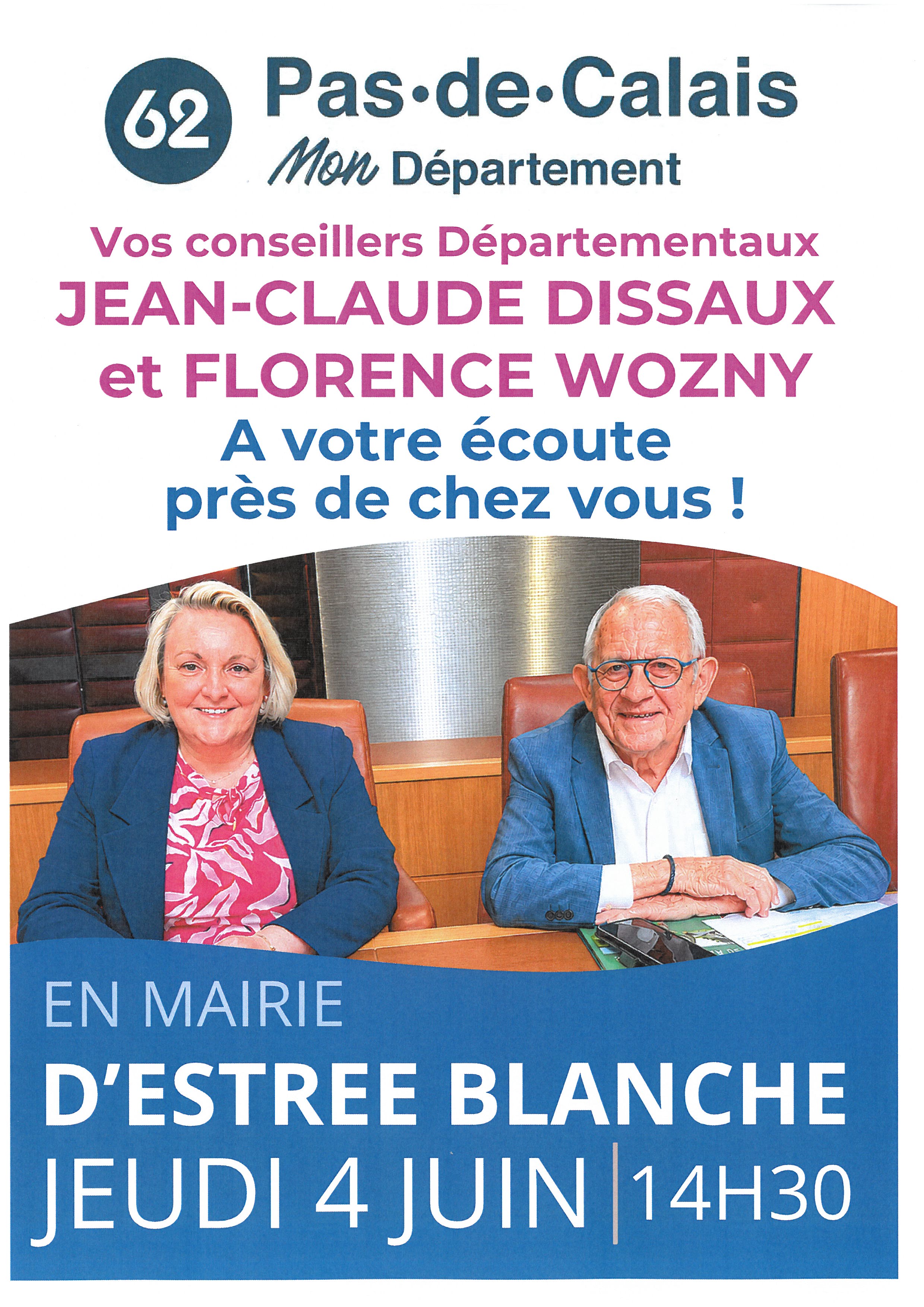 Permanence des conseillers départementaux
